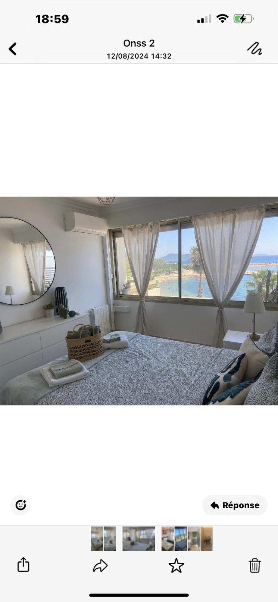 Appartement Panoramique Sur Mer Toulon Buitenkant foto